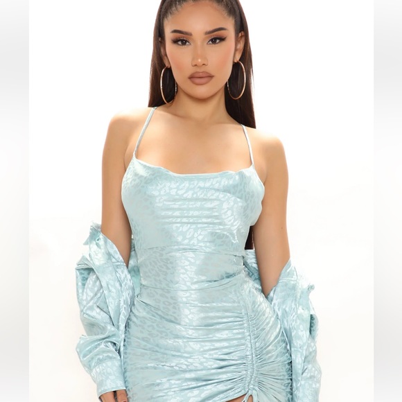 Finally Friday Satin Dress - Picture 4 of 11